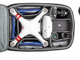 Airport Helipak quadcopter backpack