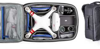 Airport Helipak quadcopter backpack