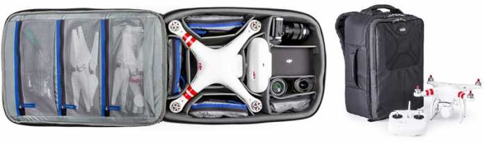 Airport Helipak quadcopter backpack