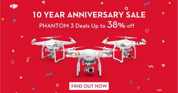 DJI 10 year aniversary promo