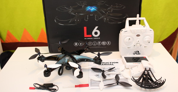 LiDi RC L6F review - Overview of the hexacopter