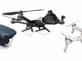 DJI Mavic, GoPro Karma and Yuneec Breeze selfie drones
