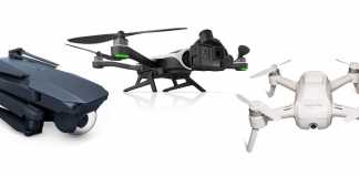 DJI Mavic, GoPro Karma and Yuneec Breeze selfie drones