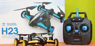 JJRC H23 quadcopter car review