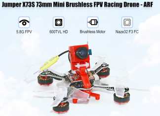 X37S ultra compact FPV quadcopter