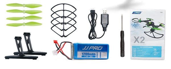 JJPRO X2 accessory pack