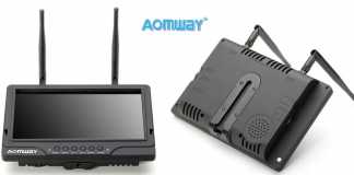 AOMWAY Upgraded FPV Monitor with DVR
