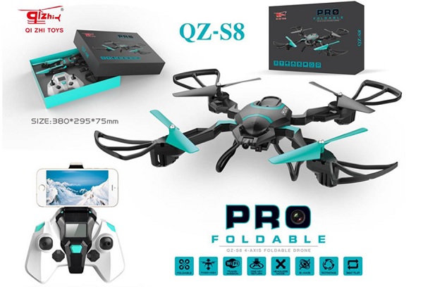 QZ S8 drone package content