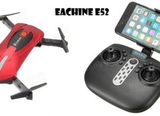 Eachine E52 selfie quadcopter