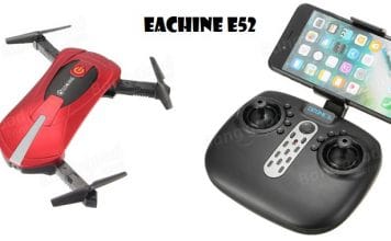 Eachine E52 selfie quadcopter