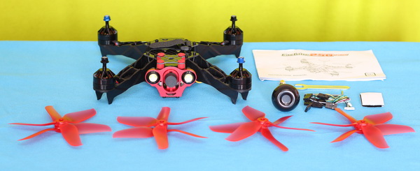 Eachine Racer 250 Pro review - PNP Package content