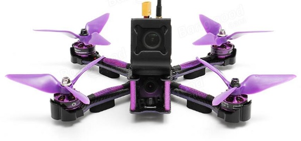 Eachine Wizard X220S camera mount for GoPro Session and RunCam3