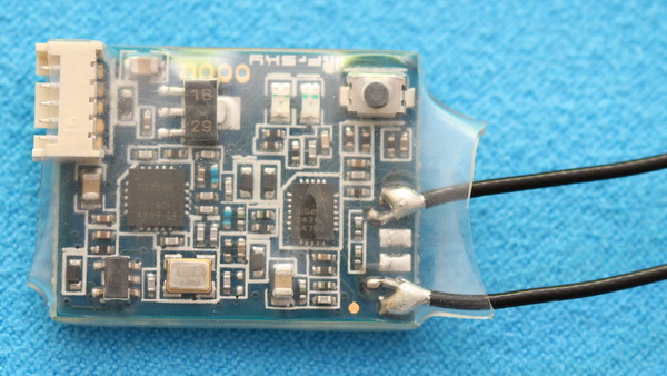 FrSky XSR receiver binding button and wiring