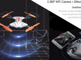 TKKJ TK111W foldable quadcopter