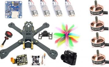 Fighter 220 DIY quadcopter