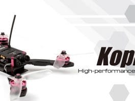 Holybro Kopis 1 FPV quad: Durable 5 mm carbon fiber frame Holybro Kopis 1 FPV drone