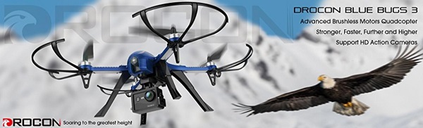 DROCON Blue Bugs drone for GoPro