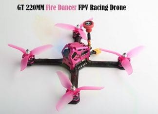 FuriBee GT 220MM Fire Dancer FPV quadcopter