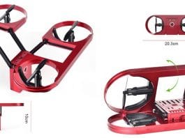 TYRC TY6 pliable selfie drone