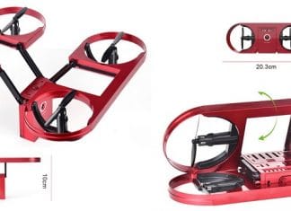 TYRC TY6 pliable selfie drone