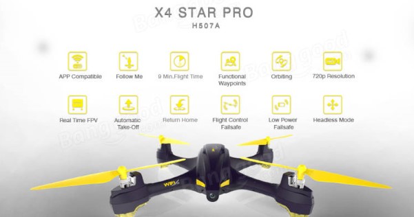 Drone deals January 2018: Hubsan H507A X4 drone