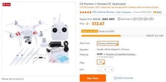 Phantom 3 Standard for sale from Europe