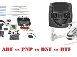 ARF vs PNP vs BNF vs RTF drones