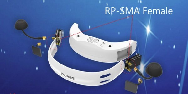 Eachine EV200D goggles diversity radio