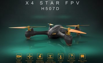 Hubsan H507D X4 STAR done quadcopter