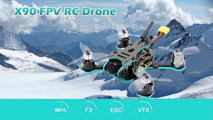 90mm racing drone with FPV camera