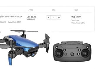 Goolrc X12 drone coupon deal