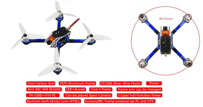 LDARC KingKong 5GT FPV racing drone