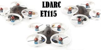 LDARC ET115 FPV drone quadcopter