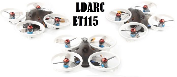 LDARC ET115 FPV drone quadcopter