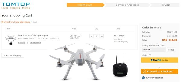 MJX Bugs 3 Pro with $60 off