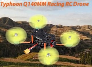 Typhoon Q140 FPV racing drone