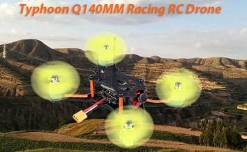 Typhoon Q140 FPV racing drone