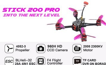 AURORA Stick 200 racing drone