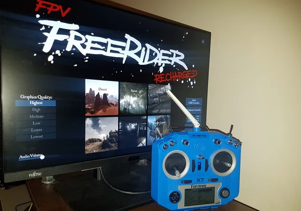 Taranis Q X7 configuration for FPV FreeRider