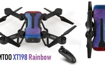 SIMTOO Rainbow XT198 drone quadcopter