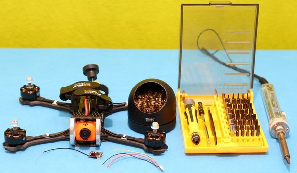 GOFly-RC Scorpion5 review: Radio receiver setup
