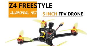 AuroraRC Z4 Freestyle FPV Racing drone