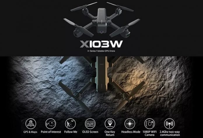 MJX X103W GPS drone