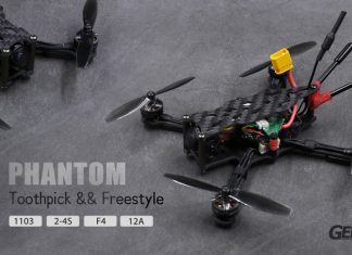 GEPRC PHANTOM ToothpickFreestyle racing FPV drone