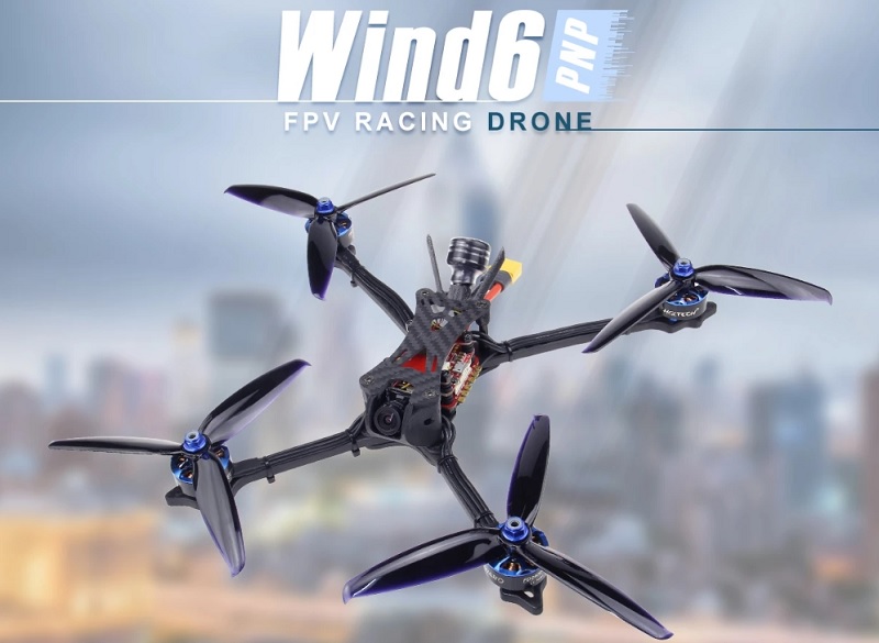 Coming soon: HGLRC Wind6 large FPV racing drone - First Quadcopter