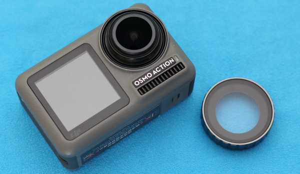DJI Osmo Action Review: Lens protector