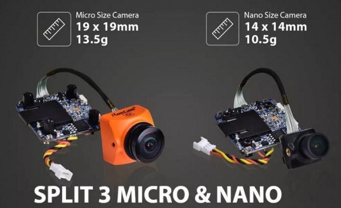 RunCam Split 3 Nano & Micro FPV cameras