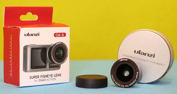 dji osmo action fisheye lens