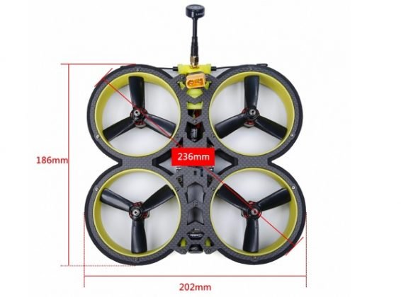 BumbleBee CineWhoop drone First Quadcopter