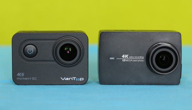 Vantop Moment 5C side by side with Xiaomi 4k camera